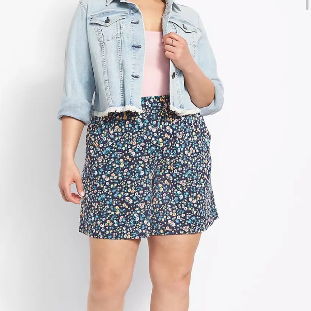 Lane Bryant Knit Midi Shorts